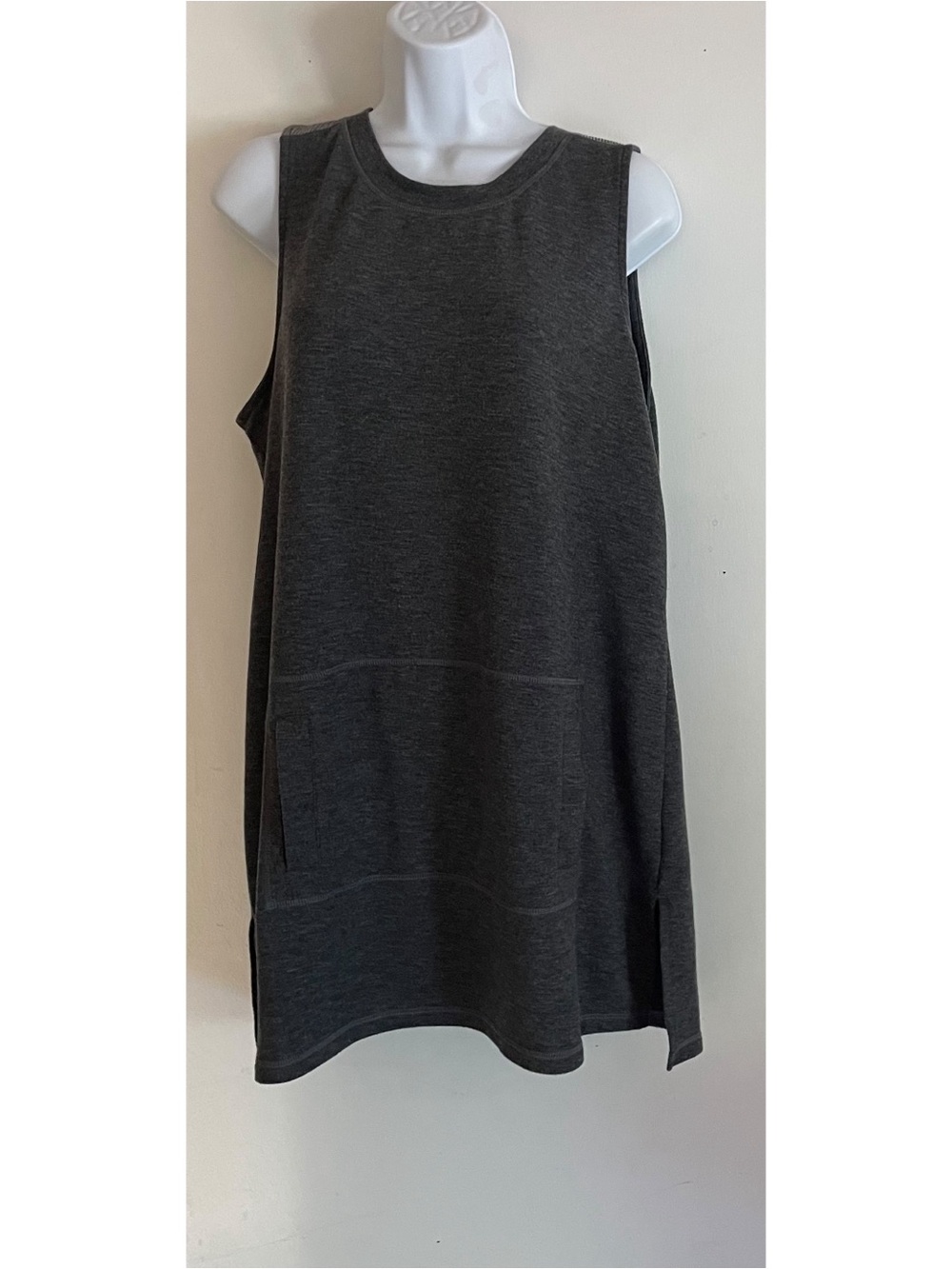 tek gear Charcoal Sleeveless Pocket Tunic